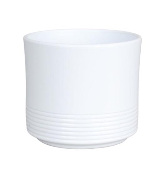 Prekės „Vazonas baltas 16 cm Rille 992 CERMAX“ paveikslėlis
