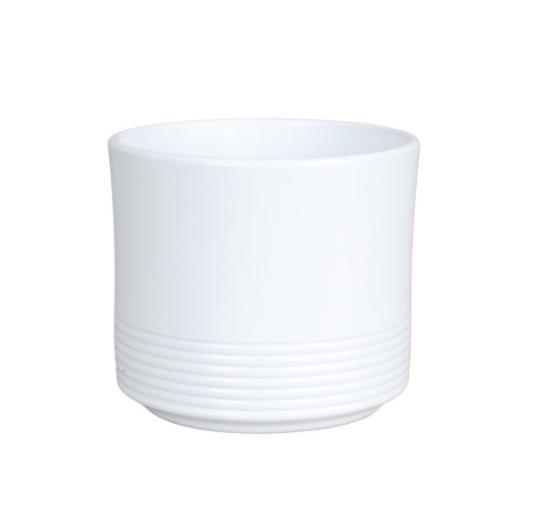 Prekės „Vazonas baltas 20 cm Rille 992 CERMAX“ paveikslėlis