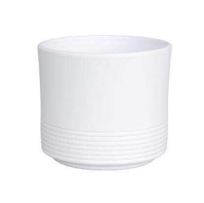 Prekės „Vazonas matinis baltas 28 cm Rille 992 CERMAX“ paveikslėlis