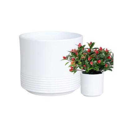 Prekės „Vazonas matinis baltas 28 cm Rille 992 CERMAX“ paveikslėlis