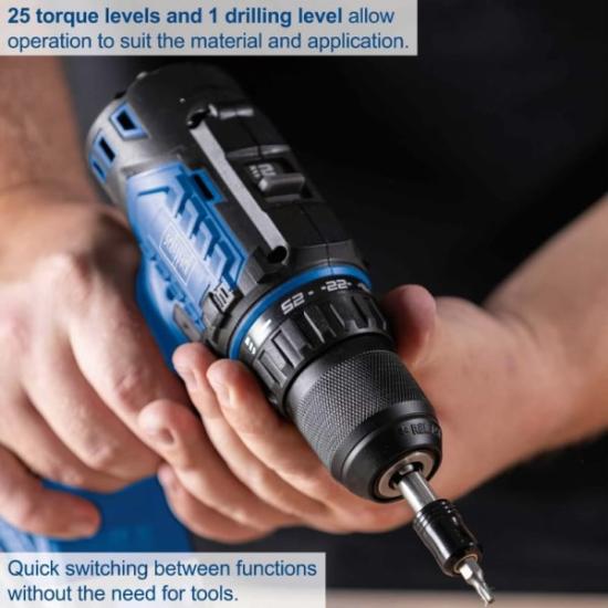 Prekės „Suktuvas akumuliatorinis 20 V be akumuliatoriaus BC-DD60-X Scheppach 5909239900“ paveikslėlis