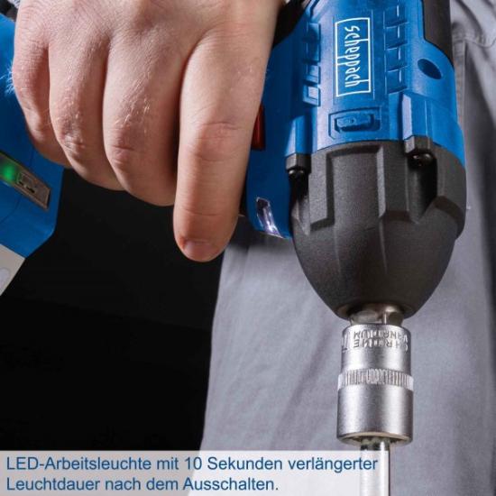 Prekės „Veržliasukis akumuliatorinis 20 V 1/2" be akumuliatoriaus BC-IW350-X Scheppach 5909246900“ paveikslėlis