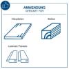 Prekės „Pjūklas diskinis akumuliatorinis 165 mm 20 V be akumuliatoriaus BC-HCS165-X Scheppach“ paveikslėlis