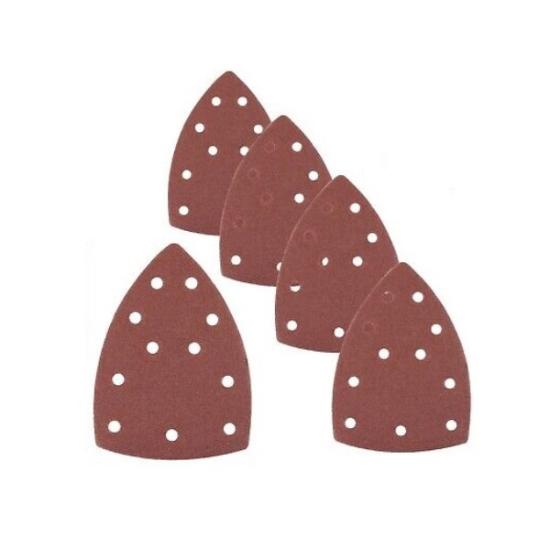 Prekės „Lapelis kibus P80 100x150 mm trikampis 11 skylių 5 vnt Delta Cortex“ paveikslėlis