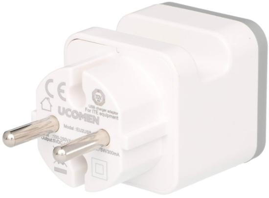 Prekės „Įkroviklis 2xUSB 2,4A Tarmo“ paveikslėlis