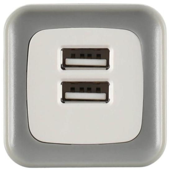 Prekės „Įkroviklis 2xUSB 2,4A Tarmo“ paveikslėlis