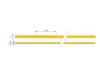 Prekės „LED juosta 12V 7W/1m, COB NANO 384 LED/m, 665Lm, šiltai balta 3000K“ paveikslėlis
