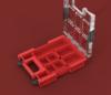 Prekės „Dėžė smulkmenoms QBRICK SYSTEM ONE ORGANIZER M 2.0 RED ULTRA HD“ paveikslėlis