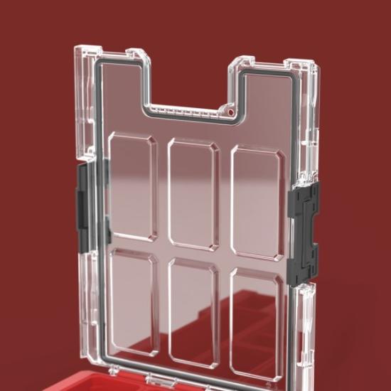 Prekės „Dėžė smulkmenoms QBRICK SYSTEM ONE ORGANIZER M 2.0 RED ULTRA HD“ paveikslėlis