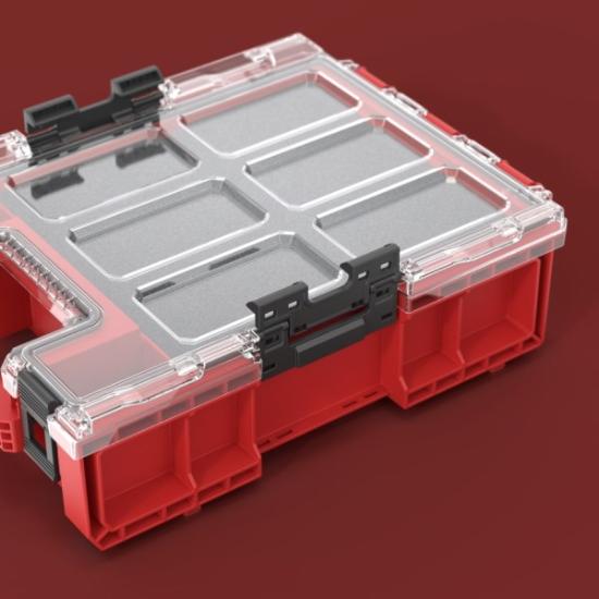 Prekės „Dėžė smulkmenoms QBRICK SYSTEM ONE ORGANIZER M PLUS 2.0 RED ULTRA HD“ paveikslėlis