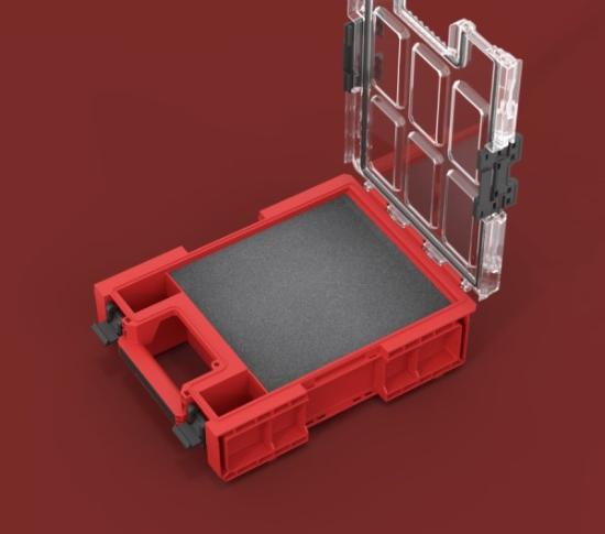 Prekės „Dėžė smulkmenoms QBRICK SYSTEM ONE ORGANIZER M PLUS 2.0 RED ULTRA HD“ paveikslėlis