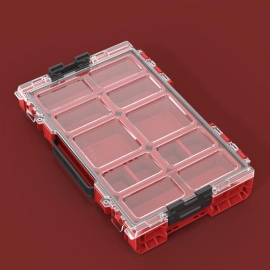 Prekės „Dėžė smulkmenoms QBRICK SYSTEM PRO ORGANIZER 100 RED ULTRA HD“ paveikslėlis