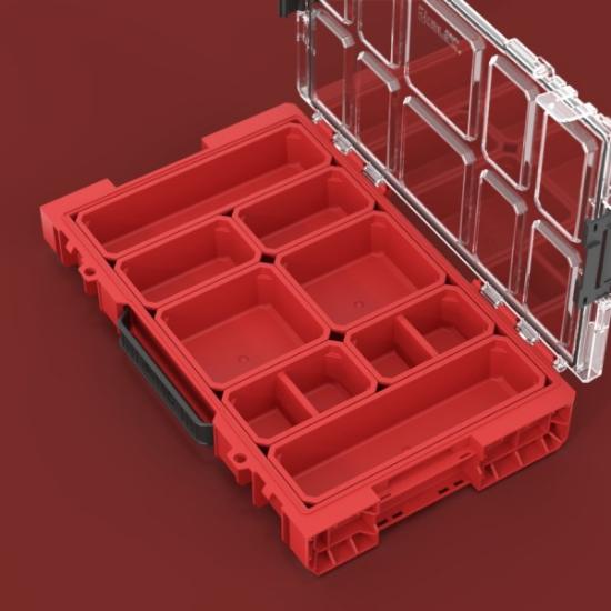 Prekės „Dėžė smulkmenoms QBRICK SYSTEM PRO ORGANIZER 100 RED ULTRA HD“ paveikslėlis