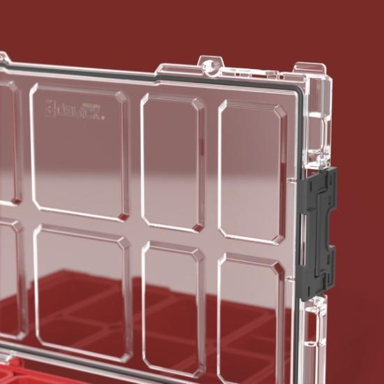 Prekės „Dėžė smulkmenoms QBRICK SYSTEM PRO ORGANIZER 100 RED ULTRA HD“ paveikslėlis