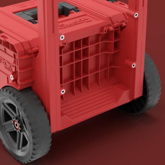 Prekės „Dėžė įrankių su ratais QBRICK SYSTEM PRO CART 2.0 PLUS RED ULTRA HD CUSTOM“ paveikslėlis