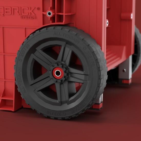 Prekės „Dėžė įrankių su ratais QBRICK SYSTEM PRO CART 2.0 PLUS RED ULTRA HD CUSTOM“ paveikslėlis