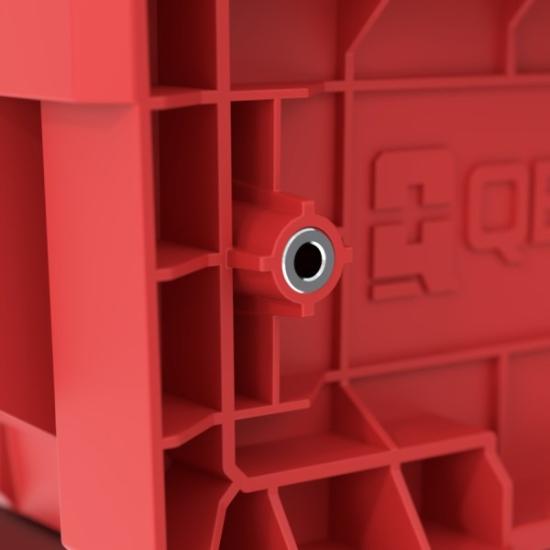 Prekės „Dėžė įrankių techniko QBRICK SYSTEM PRO TECHNICIAN CASE 2.0 RED ULTRA HD CUSTOM“ paveikslėlis