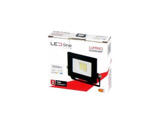 Prekės „Lauko šviestuvas LED 10W neutraliai balta 230Vac, 1000lm, IP65, juodas, LUMINO, LED LINE“ paveikslėlis