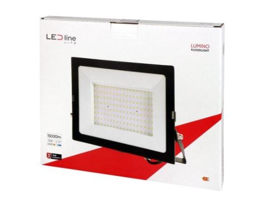Prekės „Lauko šviestuvas LED 150W neutraliai balta 230Vac, 15000lm, IP65, juodas, LUMINO, LED LINE“ paveikslėlis