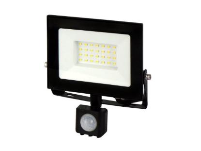 Prekės „Lauko šviestuvas su judesio davikliu LED 50W neutraliai balta 230Vac, 5000lm, IP44, juodas, LUMINO, LED LINE“ paveikslėlis