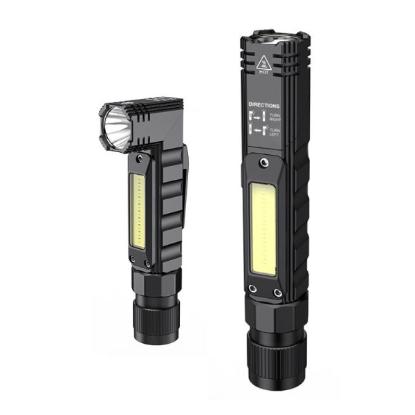 Prekės „Žibintuvėlis G19, daugiafunkcinis, su magnetu, SMD + COB + Raudona, 200lm, 5+2W, įkraunamas“ paveikslėlis