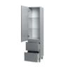 Prekės „Spintelė ūkinė VIVACE PPN2Š 40cm D, betono pilkos spalvos“ paveikslėlis