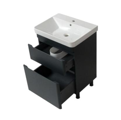 Prekės „Komplektas, spintelė ir praustuvas VIVACE TNB-2D 70cm antracitas“ paveikslėlis