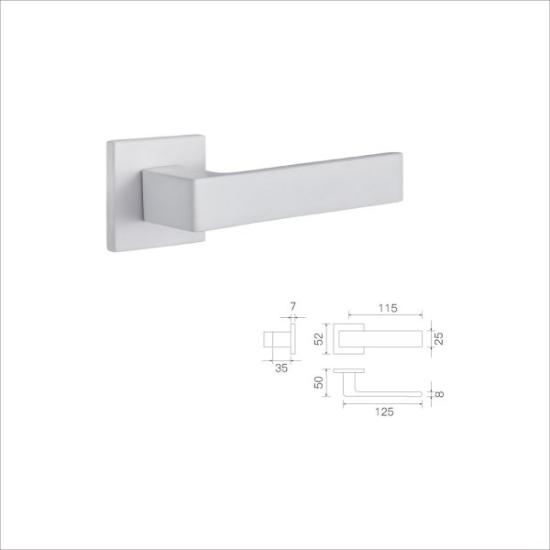 Prekės „Rankena matinio chromo kvadratinė KW Versa 512 OCS-2 Slim Inovo“ paveikslėlis