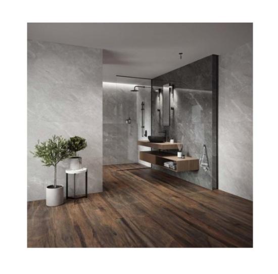 Prekės „Plytelės akmens masės STONE VEINS BLACK POL.RECT G1 60x120cm“ paveikslėlis