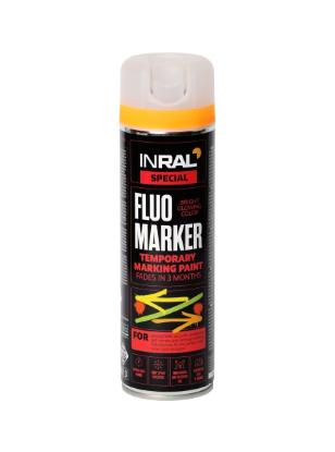 Prekės „INRAL oranžinė 500ml, aerozoliniai, akriliniai markiravimo dažai“ paveikslėlis