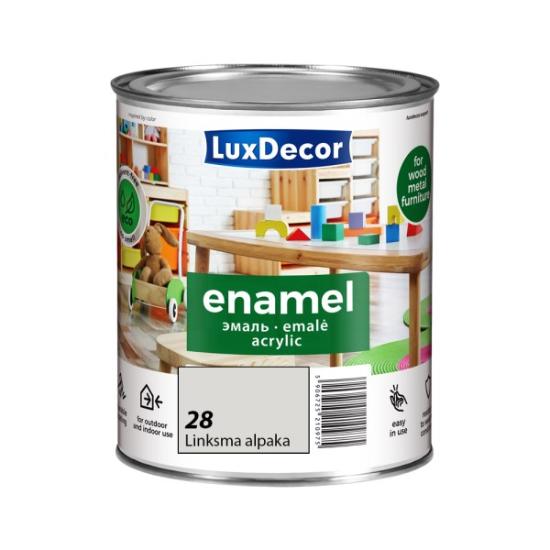 Prekės „Akrilinė emalė LuxDecor blizgi, linksma alpaka 0,75l“ paveikslėlis