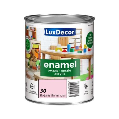 Prekės „Akrilinė emalė LuxDecor matinė, rožinis flamingas 0,75l“ paveikslėlis