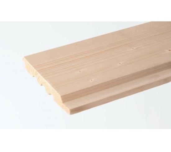 Prekės „Medinės lauko dailylentės lygiu paviršiumi UYV0 18x146x5100mm“ paveikslėlis