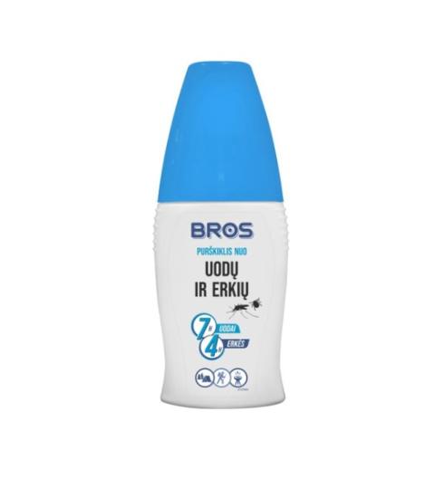 Prekės „Skystis nuo uodų ir erkių Bros New, 50 ml“ paveikslėlis