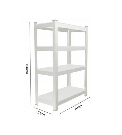 Prekės „Sandėliavimo lentyna, stelažas GWI0582, 4 lentynos, 150x70x30 cm, 150 kg“ paveikslėlis