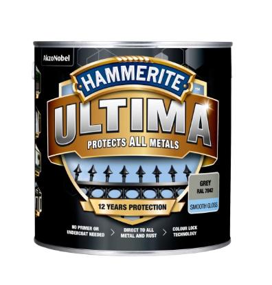 Prekės „Dažai Hammerite Ultima Smooth juoda 2,2 L“ paveikslėlis