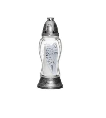 Prekės „Vėlinių žvakė kapams Polar, 290 mm, 72h, dekoruota“ paveikslėlis