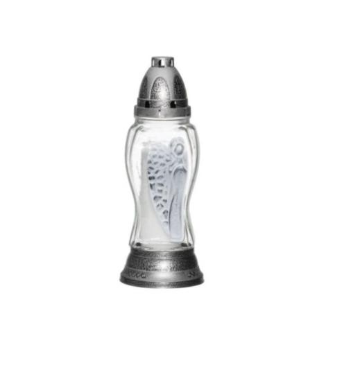 Prekės „Vėlinių žvakė kapams Polar, 290 mm, 72h, dekoruota“ paveikslėlis