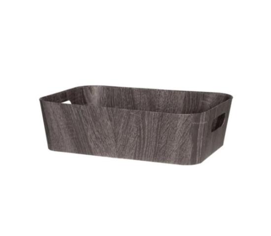 Prekės „Daiktadėžė 4Living Sense, 375x260x110 mm, tamsiai pilka“ paveikslėlis