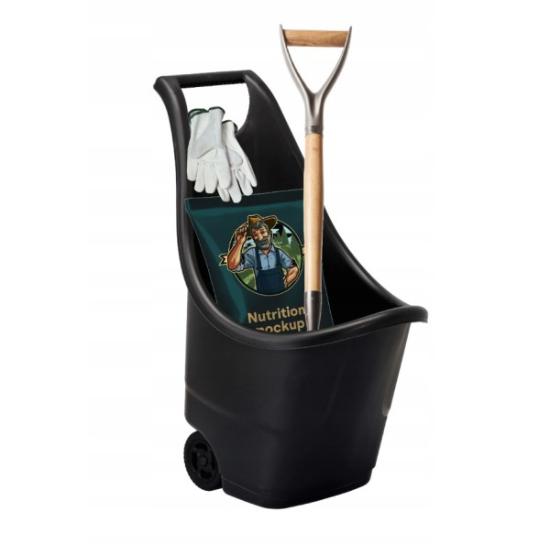 Prekės „Sodo vežimėlis, juodas, 50l ANI5440 Garden line“ paveikslėlis