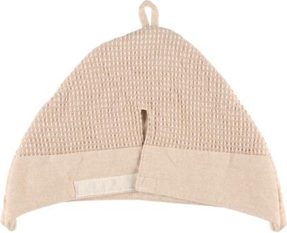 Prekės „Kepurė pirčiai beige/balta Rento“ paveikslėlis
