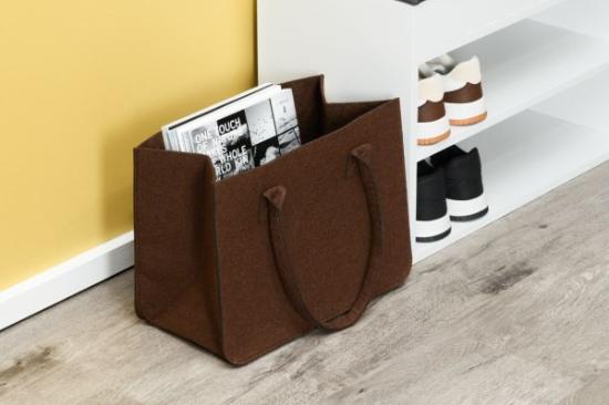 Prekės „Krepšys pirkiniams 4Living, veltinis, 38 cm“ paveikslėlis