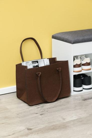 Prekės „Krepšys pirkiniams 4Living, veltinis, 38 cm“ paveikslėlis