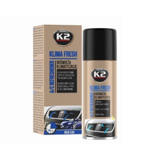 Prekės „Valiklis kondicionierių New Car 150 ml K2 naujo automobilio kvapo“ paveikslėlis