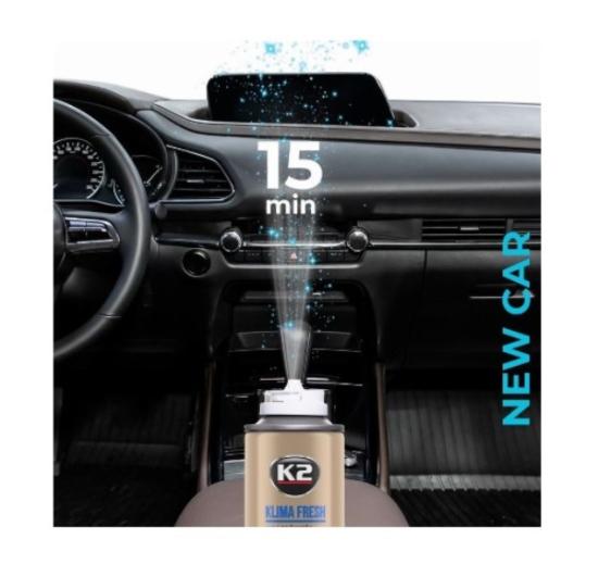 Prekės „Valiklis kondicionierių New Car 150 ml K2 naujo automobilio kvapo“ paveikslėlis