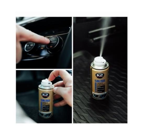 Prekės „Valiklis kondicionierių New Car 150 ml K2 naujo automobilio kvapo“ paveikslėlis