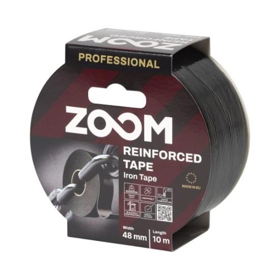 Prekės „Juosta sustiprinta armuota juoda 48mm x10m IRON tape ZOOM“ paveikslėlis