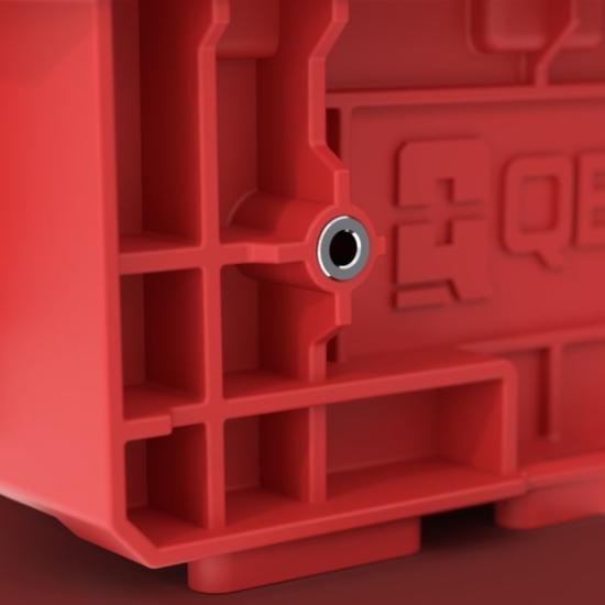 Prekės „Dėžė įrankiams QBRICK SYSTEM ONE 200 VARIO 2.0 RED ULTRA HD CUSTOM“ paveikslėlis