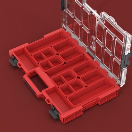Prekės „Dėžė smulkmenoms QBRICK SYSTEM ONE ORGANIZER L 2.0 RED ULTRA HD“ paveikslėlis