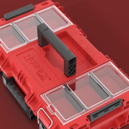 Prekės „Dėžė įrankiams QBRICK SYSTEM PRIME TOOLBOX 150 PROFI RED ULTRA HD CUSTOM“ paveikslėlis